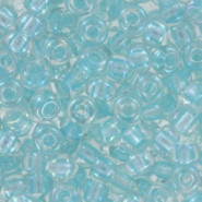 Miyuki rocailles Perlen 6/0 - Pearlized effect crystal light aqua ab 6-3638
